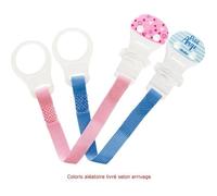 Attache-sucette Dodie Ruban - Bébé - Sucette - Confortable - Sécurité