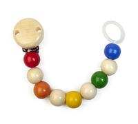 Attache-sucette en bois Arc-en-ciel