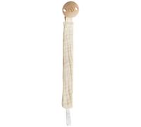 Attache-sucette en gaze de coton Mousse de lait