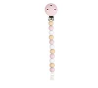 Attache sucette en silicone Rose
