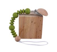 Attache-Sucette En Silicone Sans Jobpa Avec Perles En Bois Pour Bébé,Attache-Tétine Pour - Type Green