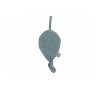 Jollein Doudou pour bébé - Feuille en Tissu éponge - Vert mer - Doudou - 100% Coton - 20 x 10 cm - Certifié Oeko-Tex