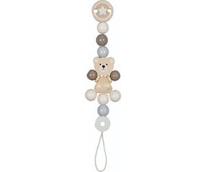 Attache sucette Perles en bois Ourson Goki® - accessoire Bébé