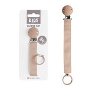Attache-sucette ruban de BIBS - Fixez la sucette de bébé avec la sangle polyester robuste et la boucle métallique sans nickel. Compatible avec toutes les sucettes BIBS. - Blush
