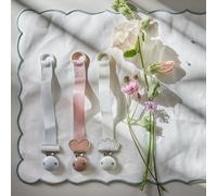 Attache sucette Wood Blushing Pink