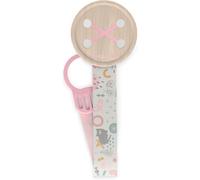 Attache Sucettes Avec Ruban. Chaîne De Sucette Avec Ruban Textile,Avec Un Design Double Face. Attache Tetine Pour Bébés Et Nouveau-Nés,+0 Mois. Walk Nude