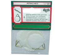 Attache tableau - toile gommée - D: 45 mm