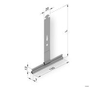Attache Tablier Souple pour volet roulant - lot de 10- Fixation Tabliers et Lames- Accroches et Crochets Compatibles avec Volets Électriques et Manuels-