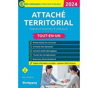 Attaché territorial - Concours interne et 3e concours: Tout-en-un