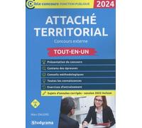 Attaché Territorial Tout-En-Un - Concours Externe
