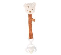 Attache-tétine bébé - orsino blanc/marron TU