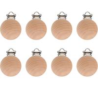 Attache Tetine Bois,Attache Sucette Bois,Clip Attache Tetine Bois,Attache Sucette En Bois,Attache Tétine En Bois,Kit Attache Tetine Bois.[H128]