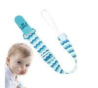 Attache-tétine - Cordon en coton doux, accessoire sûr pour bébé, laisse légère et portable, tissu doux, construction durable et sécurisée | Ajustement réglable pour jouet de dentition, siège auto,