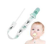 Attache-tétine - Cordon en coton doux, accessoire sûr pour bébé, laisse légère et portable, tissu doux, construction durable et sécurisée | Ajustement réglable pour jouet de dentition, siège auto,