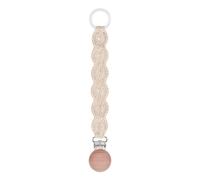 Attache-Tétine En Bois De Coton Pour Bébé,Crochet Fait À La Main,Clip De Sucette En Chaîne Pour,Porte-Mamelon De Dentition,Clips Factices À Mâcher #B