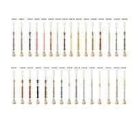 Attache-Tétine En Bois Pour Bébé, 1 Pièce, Chaîne Factice, Clip De Sucette En Bois, Perle De Tête D'ours, Clip Factice, Jouet De Dentition Pour Bébé