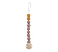 Attache Tétine En Caoutchouc 100% Naturel Tan Beige Multi-coloured TU