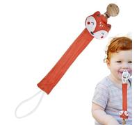 Attache tétine en corde mignonne pour bavoirs | Sangle de support réutilisable pour garder les sucettes, les jouets de dentition, les bavoirs ou les couvertures de bébé en place lors de vos voyages en