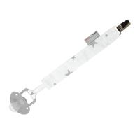 Attache tétine en coton stella stella, imprimé étoiles blanc, TU