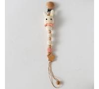 Attache-Tétine En Crochet En Forme De Lapin Pour Bébé,Sucettes De Dessin Pour,Support Pour Bébé,Accessoire Pour,Cadeaux Pour Bébé - Type Bunny Pacifier Chain