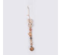 Attache-Tétine En Crochet Fait À La Main Pour Bébé,Clip De Sucette Tricoté Avec Des Animaux De Dessin,Ours,Renard,Perles Chaîne De Sucette Anti-Chute Pour,Porte-Tétine Cl #F