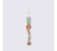 Attache-Tétine En Crochet Fait À La Main Pour Bébé,Clip De Sucette Tricoté Avec Des Animaux De Dessin,Ours,Renard,Perles Chaîne De Sucette Anti-Chute Pour,Porte-Tétine Cl #E