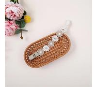 Attache-Tétine En Crochet Simple Pour Bébé,Sucettes En Coton,Dentition Pour Enfants,Fait À La Main,Dents À Mâcher,Clips Uniformes #G
