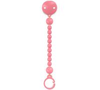 Attache Tétine En Silicone,Attache Sucette Avec Une Seule Pièce En Silicone,Pour Bébés +0 Mois,Colour Essence,Fuchsia