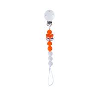 Attache-Tétine En Silicone Pour Bébé, Clip De Sucette En Chaîne, Perles D'Animaux Mignonnes, Jouets À Mâcher, Anneau De Dentition, Porte-Mamelon Factice