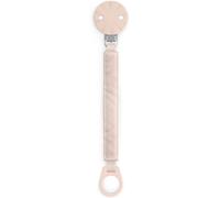 Attache Tétine En Tisu,Attache-Sucette Avec Clip Et Plaque En Silicone,Pour Bébés +0 Mois,Pour La Sucette Wonder Et Wonderland,Rose