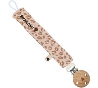 Attache tétine Gaze Léopard (personnalisable)