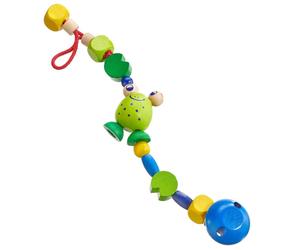 Attache tétine grenouille vert TU