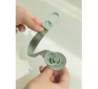 BIBS Attache-sucette Ruban - Élégante et sécurisée, utilisation à une main, compatible avec tous les BIBS et la plupart des marques, lavable en machine, 0+ ans - Sage