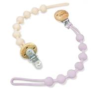 Attache tétine MumEZ Lot de 2 attaches-sucettes silicone sans BPA pour garçons et filles, pratiques et sûres, accroche tétine bébé durable, attache sucette stylée.