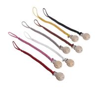 Attache-Tétine Souple Et Chic Pour Bébé, Anneaux De Dentition Pour Cadeau De Douche, 7 Options Pour Sucette, Sangle Binky