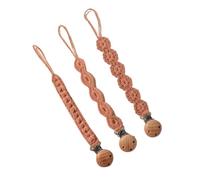 Attache-tétine tissée, sangle de dentition, Clip de sucette pour bébé, porte-enfant, chaîne, fourniture pour bébé, fait à la main
