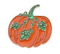 Attache Traine Robe De MariéE Broches citrouille Happy Halloween, épingles à revers, Badges métalliques pour femmes et hommes Pins Enfant (Orange, 3x2. 9cm)