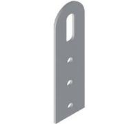 Attache universel à bout carré 90x25mm épaisseur 1,5mm - MONIN - 513950 Blanc G
