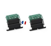 Attache Verrou Volet Roulant ZF Clicksur H875E - Fixation Tablier Lot de 2 | Anti-soulèvement lames 8 mm, verrou 2 maillons - volets Somfy, Bubendorff et autres marques courantes, tube ZF