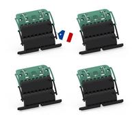 Attache Verrou Volet Roulant ZF Clicksur H875E - Lot de 4 - Accroche Tablier Rigide Anti-Soulèvement - Fixation Sécurisée Lame 8mm - Verrou Automatique 2 Maillons - Crochet Agrafe Volet Électrique