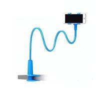 Attache Voiture Pare-Brise Support de téléphone Portable réglable, support de lit paresseux Flexible pour téléphone Portable, support de téléphone universel Support Téléphone Voiture(Blue Upgraded)