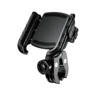 Attache Voiture Pare-Brise Support de téléphone pour Moto, verrouillage et déverrouillage du guidon de vélo, support pour rétroviseur de 5.4 à 7.2 pouces Support Téléphone Voiture(Anti-Theft Clamp)