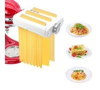 Attachement pour Machine à Pâtes Compatible Avec les Batteurs sur Socle Kitchen Aid Rouleau à Pâtes 3 en 1, Accessoires pour Machine à Nouilles