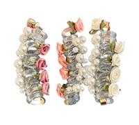 Attaches À Cheveux Pour Filles Attaches douces extensibles | Élastiques À Cheveux Arc-En- Bandes Spirales Douces Extensibles Pour Sport École Filles