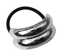 Attaches à cheveux sans dommages, supports de queue de cheval - Cravate à cheveux en métal Double arche queue de cheval cravate à bandeau de - Manchette pour de, atta