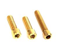 Attaches à cyclisme en alliage 3 PCS SET | M4x13.5 & M4x20 Vis de tige de direction | Long - port de fixations protégées pour le guidon à vélo/colliers de siège/dérailleurs ((Rear Dial Limit,