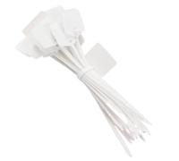 Attaches à fermeture éclair, 100 pièces, fil d'écriture, câble d'alimentation, étiquette de marque, attache autobloquante en Nylon, marqueur réseau, sangle cordon(4X150 100pcs)