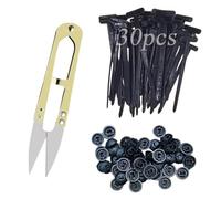 Attaches Auto-Agrippantes Grip, Attaches Auto-Bloquantes En Nylon Robuste Avec Goupille, Universelles Polyvalentes Pour Réparation Automobile, Pare-Chocs, Garde-Boue(30pcs)