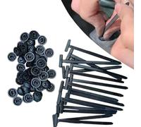 Attaches Autobloquantes Universelles, Boucles En Nylon Pour Serre-câbles, Petites Sangles De Serrage Noires, Outil Multifonction Pour Réparation Quotidienne De Voiture (50 pièces)