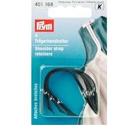 Prym – Attache-bretelles avec bouton-pression – 4 pièces – Noir – Taille unique